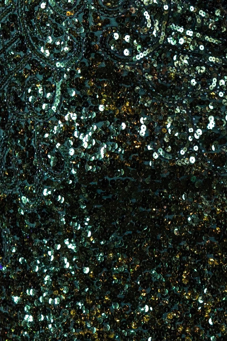 1920's Charlize Gatsby Dress in Green