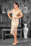 1920s Margot Gatsby Dress in Cream