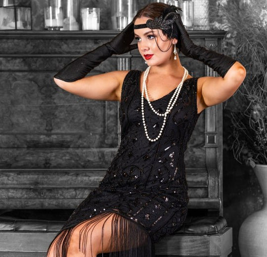 Black Gatsby Dress Image