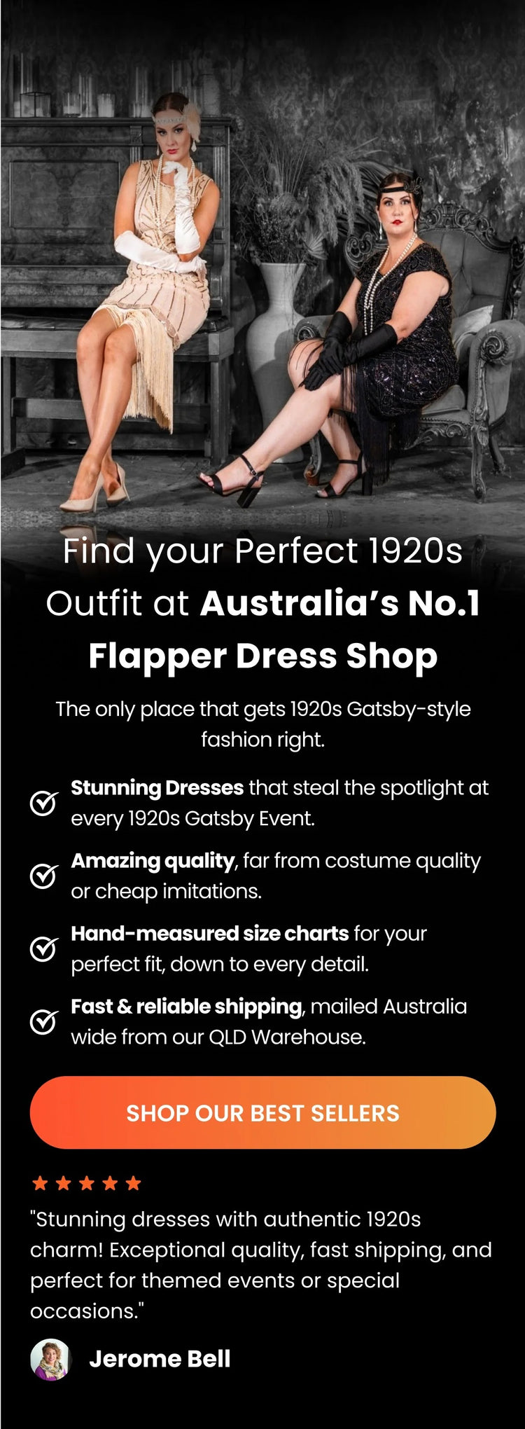 Flapper Dress Australia Banner Mobile