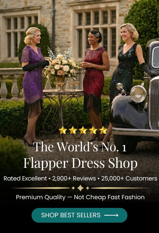 1920s Flapper Dresses for Roaring 20s Gatsby Parties