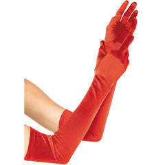 Long Red Gloves